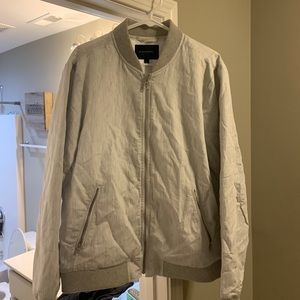 Banana Republic Grey Bomber Jacket